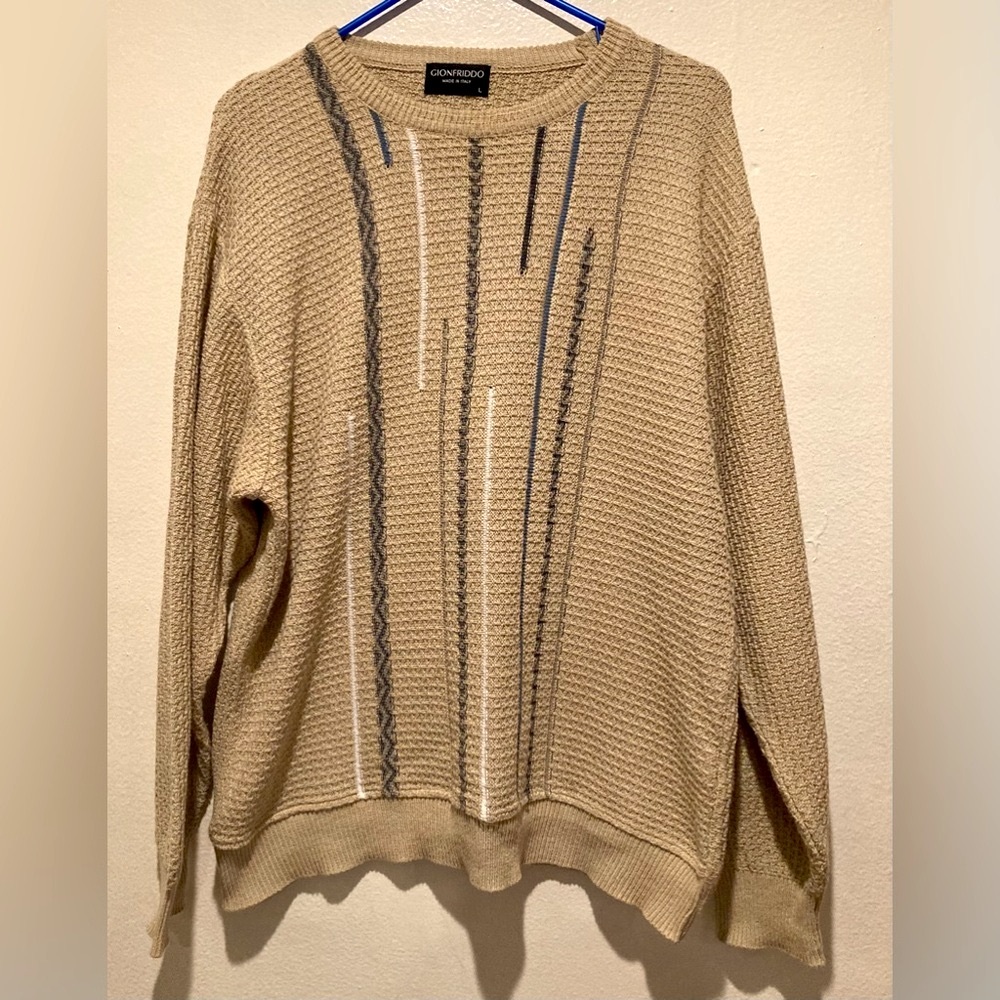Gionfriddo Men’s Cotton Acrylic Sweater